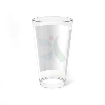 Flag of Kōnosu Saitama (Japan) Pint Glass 16oz