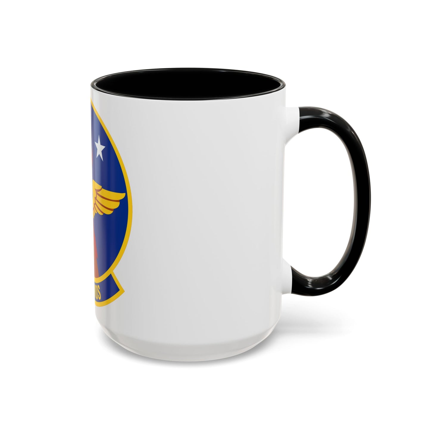 621 Air Mobility Operations Squadron AMC (U.S. Air Force) Accent Coffee Mug