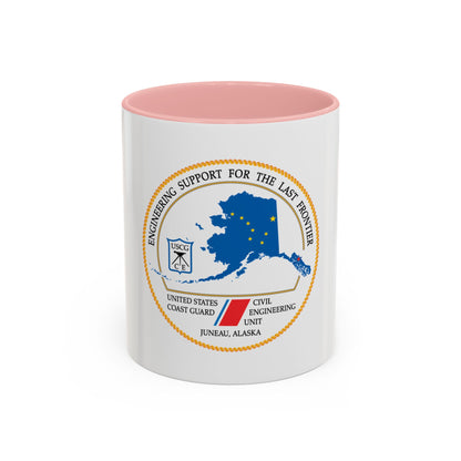 USCG CEU Juneau NEW 08 (U.S. Coast Guard) Accent Coffee Mug