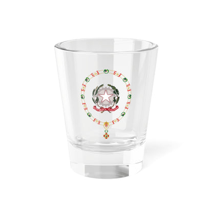 Generic Emblem of Italy Order of Isabella the Catholic (Italy) (Coat of Arms) Shot Glass 1.5oz