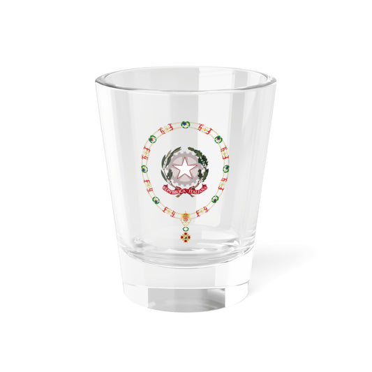 Generic Emblem of Italy Order of Isabella the Catholic (Italy) (Coat of Arms) Shot Glass 1.5oz