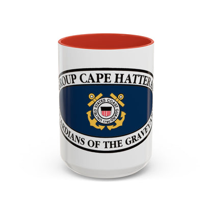 USCG Group Cape Hatteras VINT (U.S. Coast Guard) Accent Coffee Mug