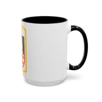 11th Signal Brigade (U.S. Army) Accent Coffee Mug