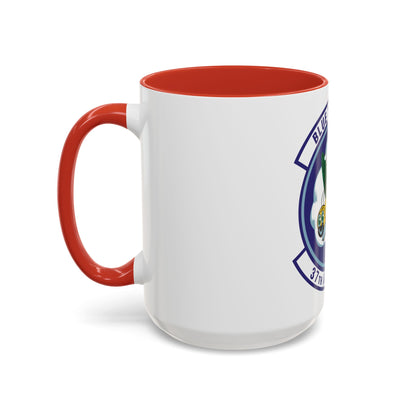 37th Airlift Squadron (U.S. Air Force) Accent Coffee Mug | Military Mug Gift