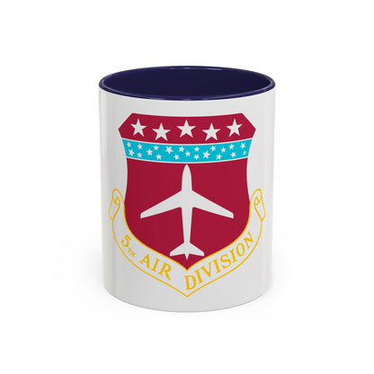 5th Air Division (U.S. Air Force) Accent Coffee Mug