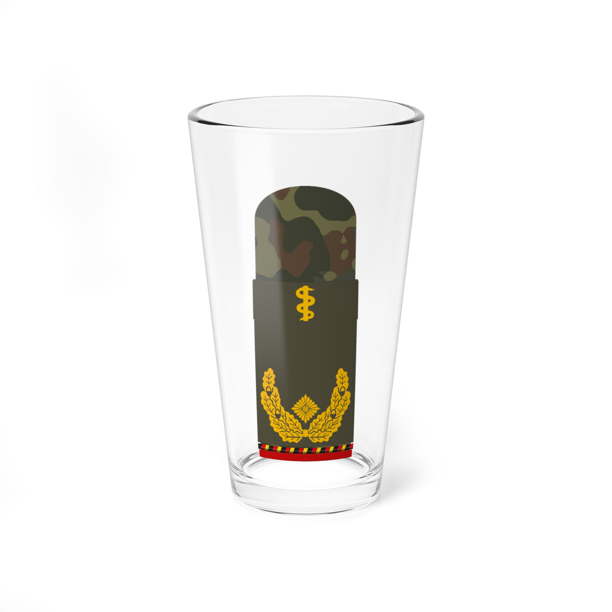 HA OS5 61b Generalarzt a.D. HM R (Germany) (Military Rank) Pint Glass 16oz
