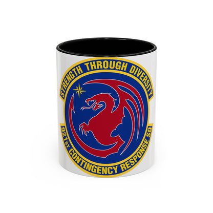 921 Contingency Response Sq AMC (U.S. Air Force) Accent Coffee Mug