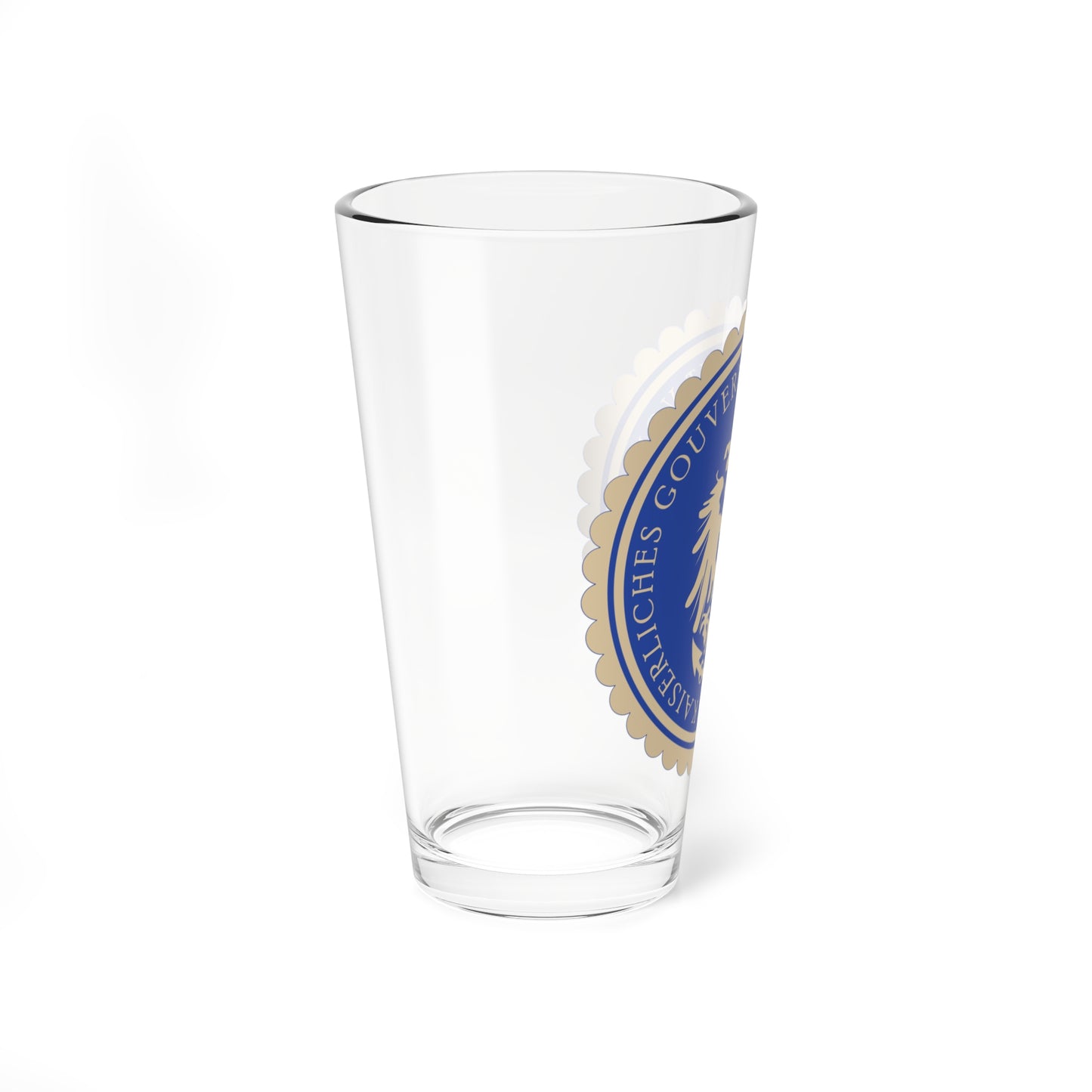 Seal of the Imperial Government of Kiautschou (China) (Coat of Arms) Pint Glass 16oz