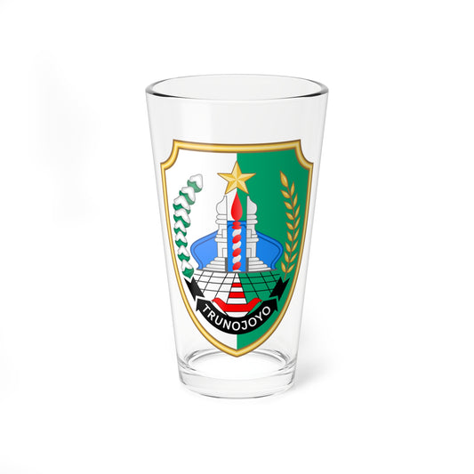 Seal of Sampang Regency (Indonesia) (Coat of Arms) Pint Glass 16oz