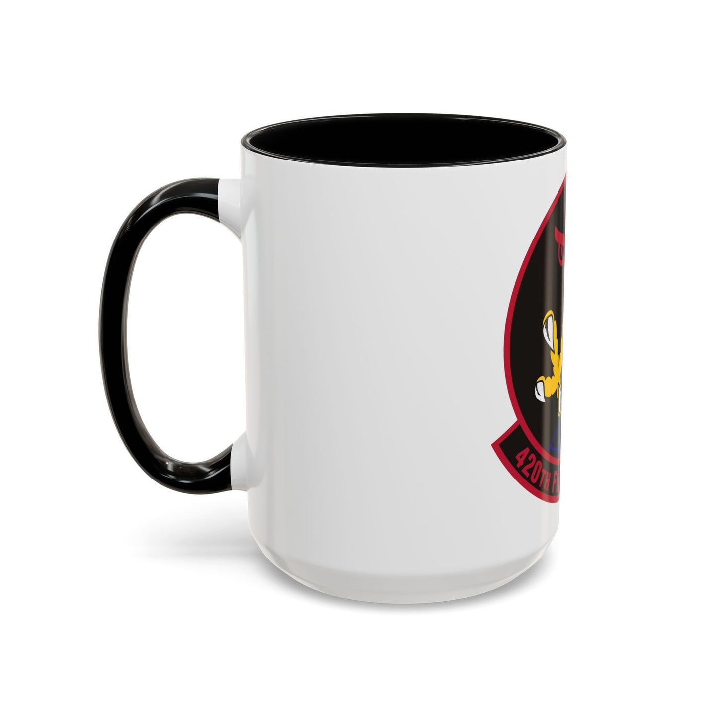 420 Flight Test Squdron AFMC (U.S. Air Force) Accent Coffee Mug