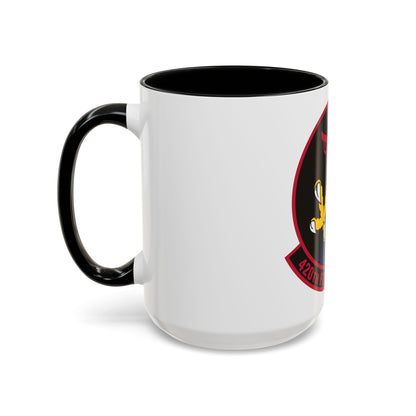 420 Flight Test Squdron AFMC (U.S. Air Force) Accent Coffee Mug