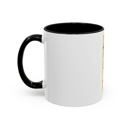 USA - Boston to Washington (1830) (Map) Accent Coffee Mug