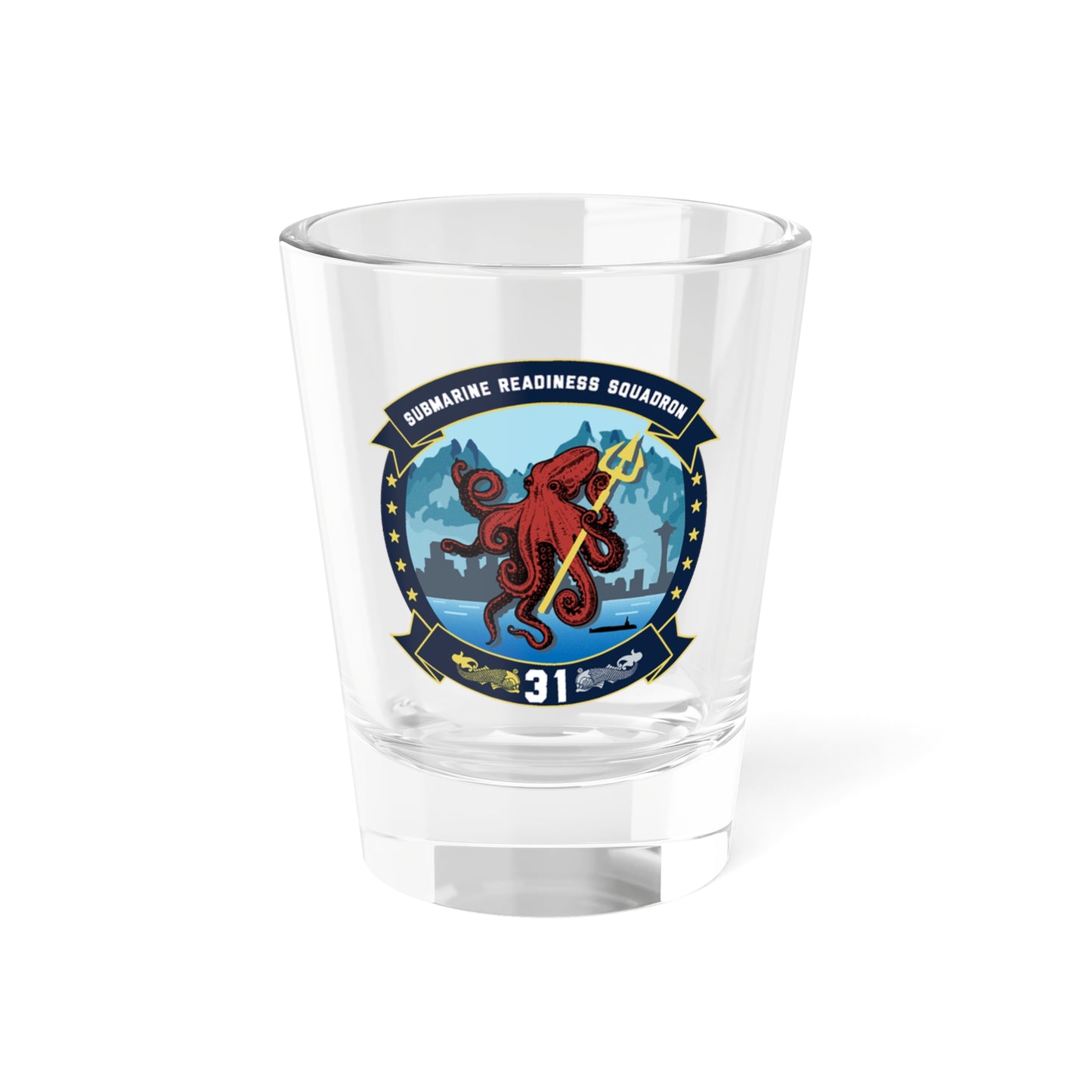 Submarine Readiness Squadron 31 (U.S. Navy) Shot Glass 1.5oz