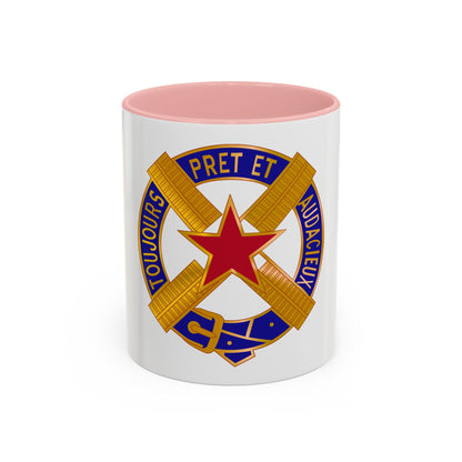 303 Cavalry Regiment USAR (U.S. Army) Accent Coffee Mug