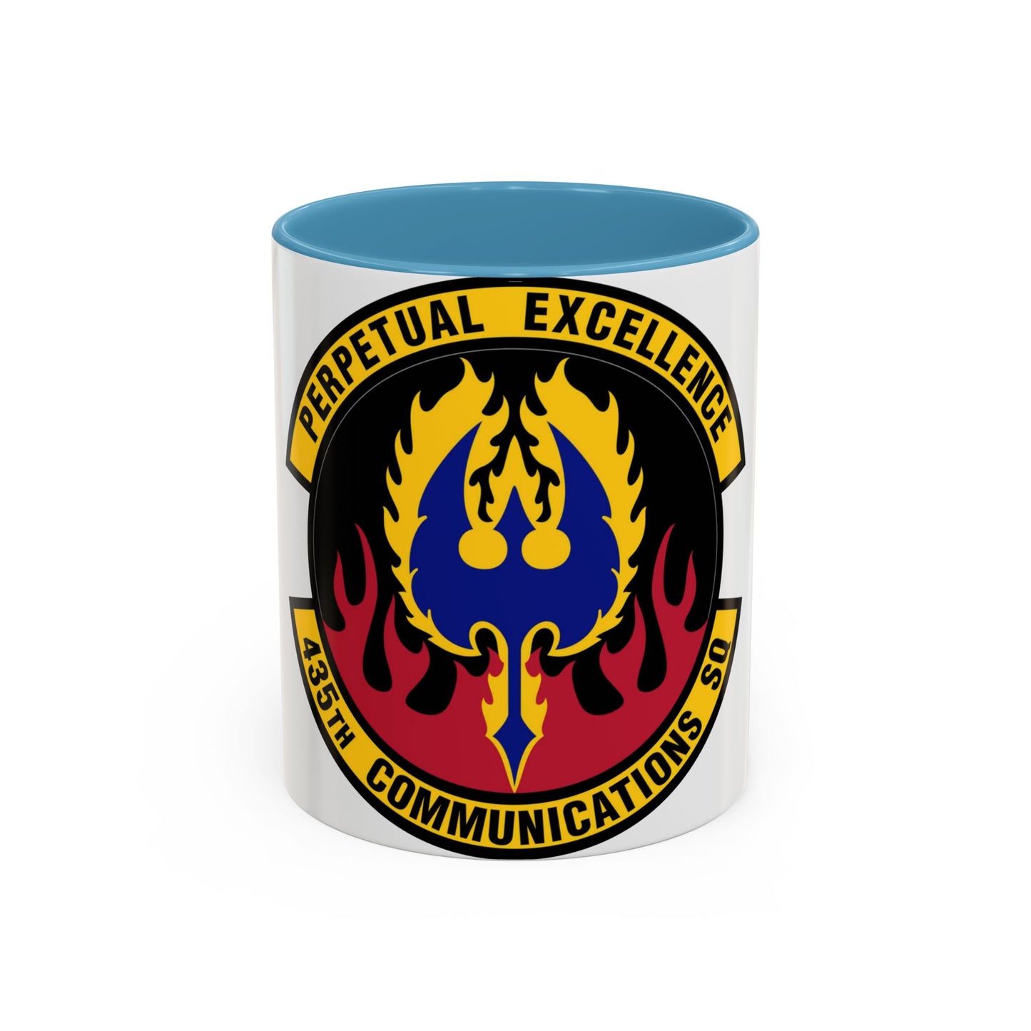 435th Communications Squadron (U.S. Air Force) Accent Coffee Mug