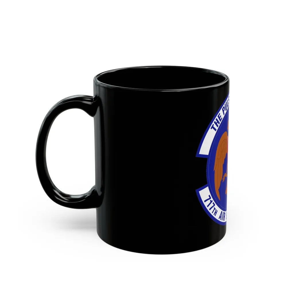 717th Air Base Squadron (U.S. Air Force) Black Coffee Mug-Go Mug Yourself