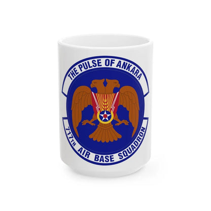 717th Air Base Squadron (U.S. Air Force) White Coffee Mug-15oz-Go Mug Yourself