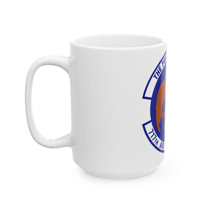 717th Air Base Squadron (U.S. Air Force) White Coffee Mug-Go Mug Yourself