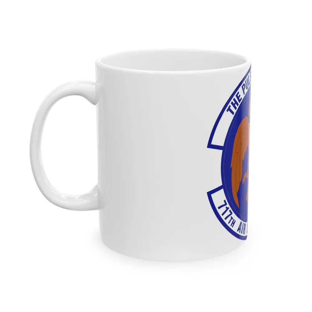 717th Air Base Squadron (U.S. Air Force) White Coffee Mug-Go Mug Yourself