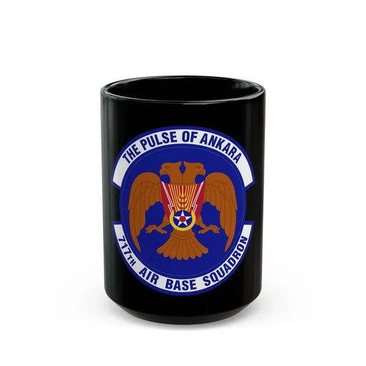 717th Air Base Squadron (U.S. Air Force) Black Coffee Mug 15oz - Go Mug Yourself
