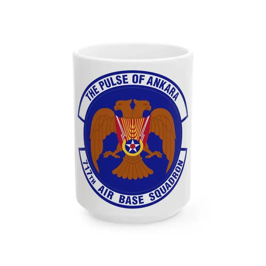 717th Air Base Squadron (U.S. Air Force) White Coffee Mug 15oz - Go Mug Yourself