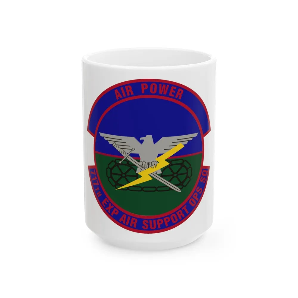 717th Expeditionary Air Support Operations Squadron (U.S. Air Force) White Coffee Mug-15oz-Go Mug Yourself