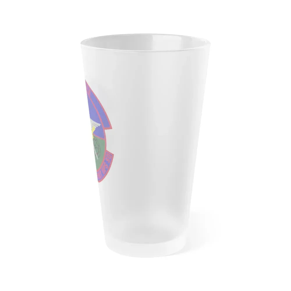 717th Expeditionary Air Support Operations Squadron (U.S. Air Force) Frosted Pint Glass 16oz - Go Mug Yourself
