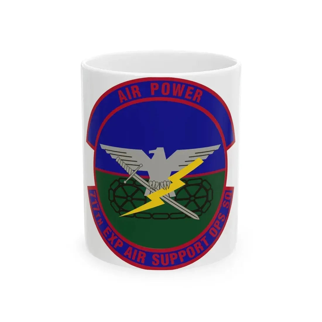 717th Expeditionary Air Support Operations Squadron (U.S. Air Force) White Coffee Mug 11oz - Go Mug Yourself