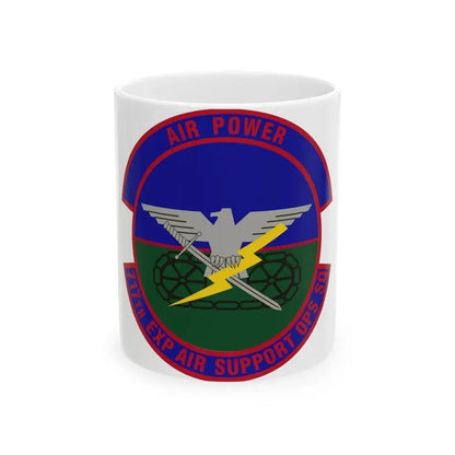 717th Expeditionary Air Support Operations Squadron (U.S. Air Force) White Coffee Mug 11oz - Go Mug Yourself