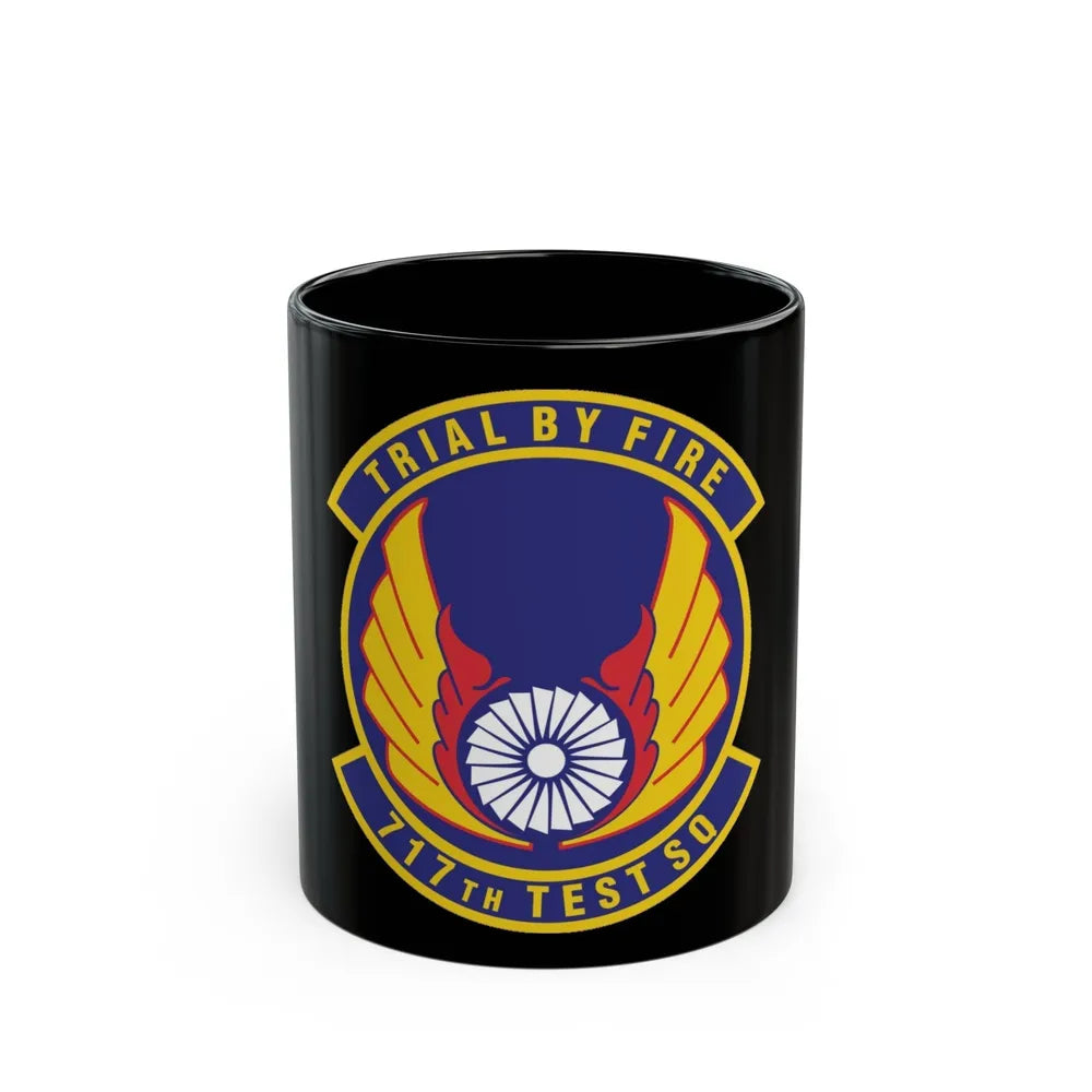 717th Test Squadron (U.S. Air Force) Black Coffee Mug-11oz-Go Mug Yourself