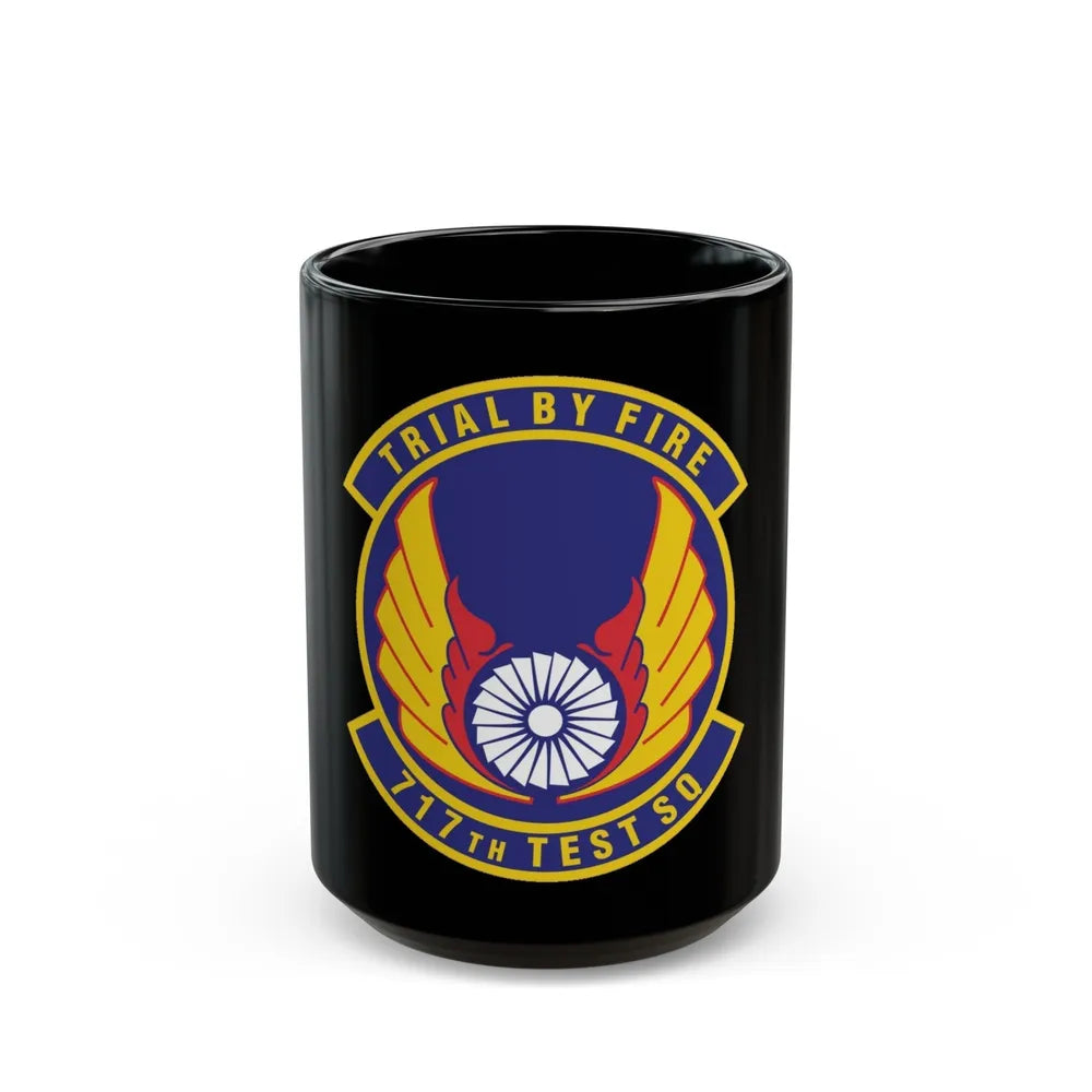 717th Test Squadron (U.S. Air Force) Black Coffee Mug-15oz-Go Mug Yourself