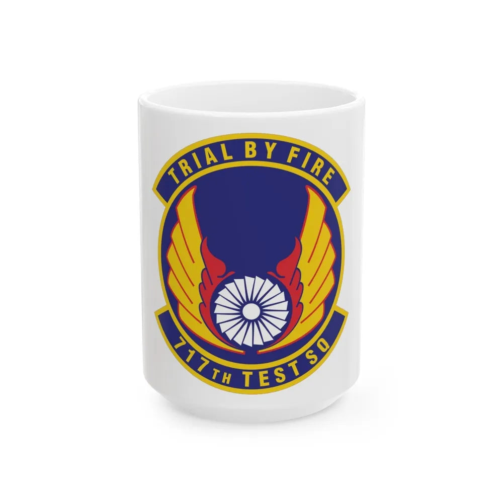 717th Test Squadron (U.S. Air Force) White Coffee Mug-15oz-Go Mug Yourself