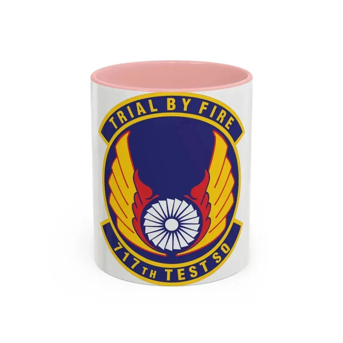 717th Test Squadron (U.S. Air Force) Accent Coffee Mug 11oz Pink - Go Mug Yourself