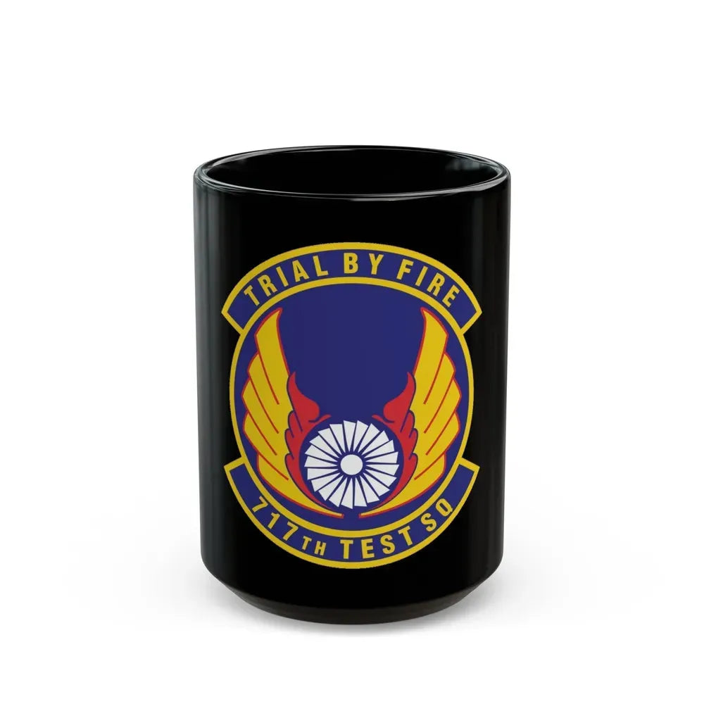 717th Test Squadron (U.S. Air Force) Black Coffee Mug 15oz - Go Mug Yourself