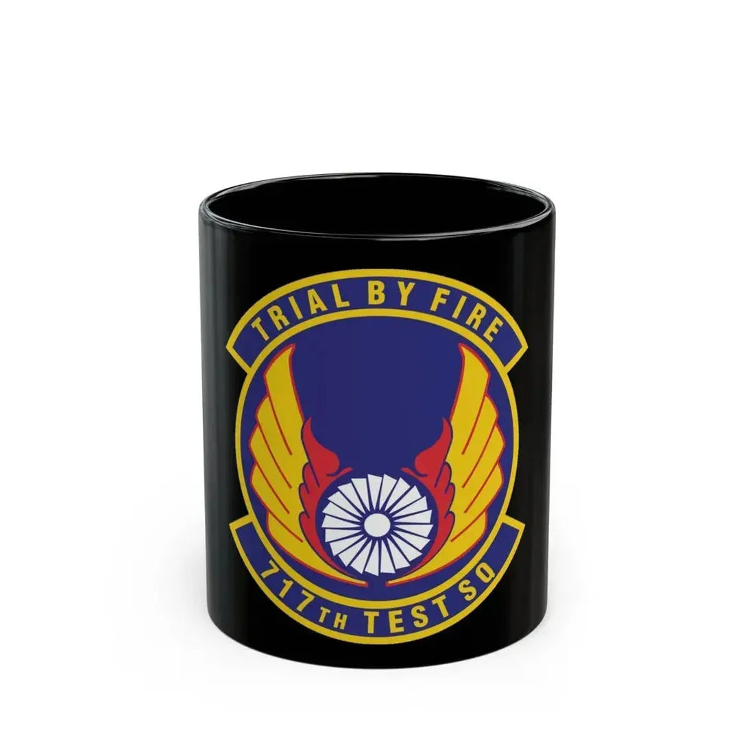 717th Test Squadron (U.S. Air Force) Black Coffee Mug - Go Mug Yourself