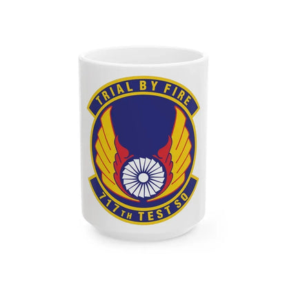 717th Test Squadron (U.S. Air Force) White Coffee Mug 15oz - Go Mug Yourself