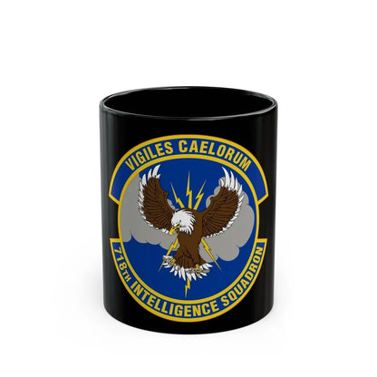 718 Intelligence Sq AFRC (U.S. Air Force) Black Coffee Mug-11oz-Go Mug Yourself