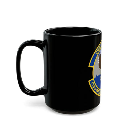 718 Intelligence Sq AFRC (U.S. Air Force) Black Coffee Mug-Go Mug Yourself