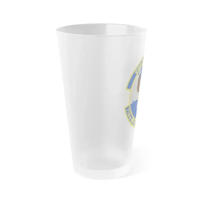 718 Intelligence Sq AFRC (U.S. Air Force) Frosted Pint Glass 16oz - Go Mug Yourself