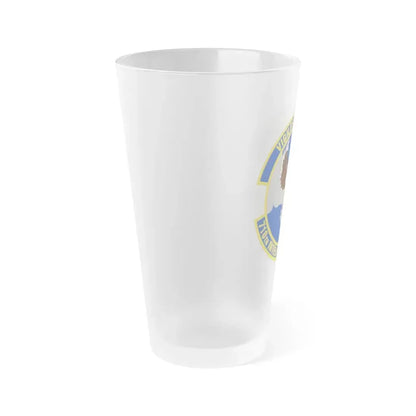 718 Intelligence Sq AFRC (U.S. Air Force) Frosted Pint Glass 16oz - Go Mug Yourself