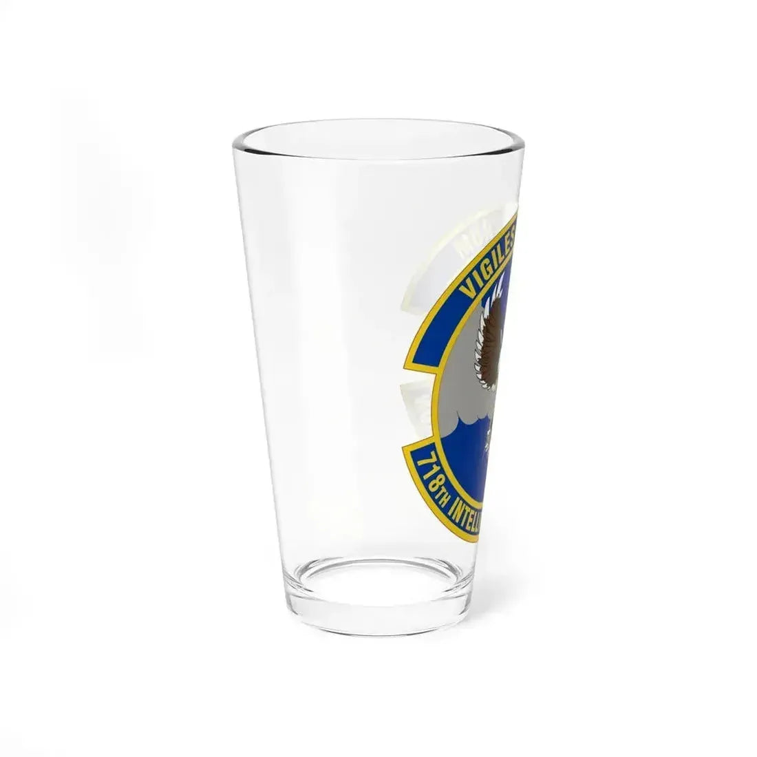718 Intelligence Sq AFRC (U.S. Air Force) Pint Glass 16oz - Go Mug Yourself