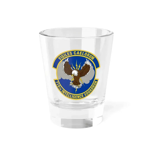718 Intelligence Sq AFRC (U.S. Air Force) Shot Glass 1.5oz 1.5oz - Go Mug Yourself