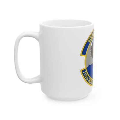 718 Intelligence Sq AFRC (U.S. Air Force) White Coffee Mug - Go Mug Yourself