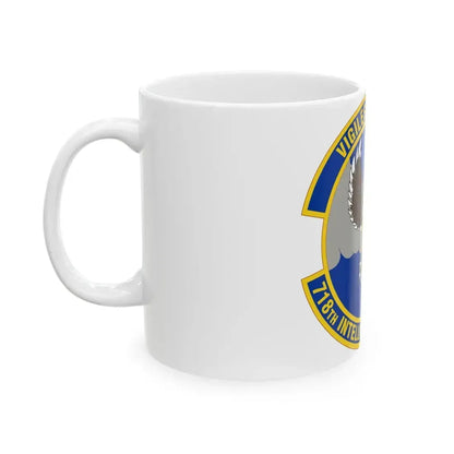 718 Intelligence Sq AFRC (U.S. Air Force) White Coffee Mug - Go Mug Yourself