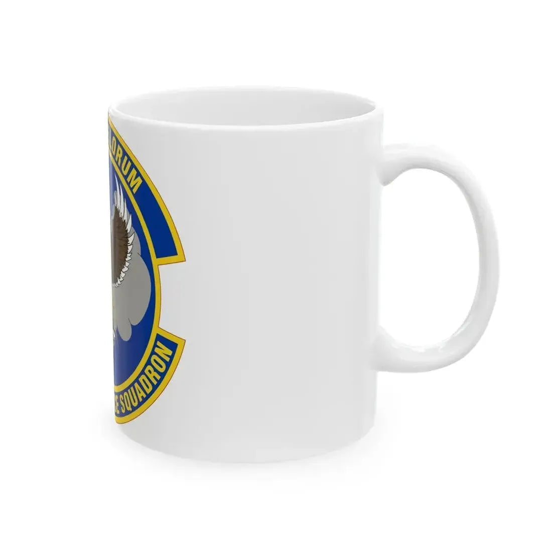 718 Intelligence Sq AFRC (U.S. Air Force) White Coffee Mug - Go Mug Yourself