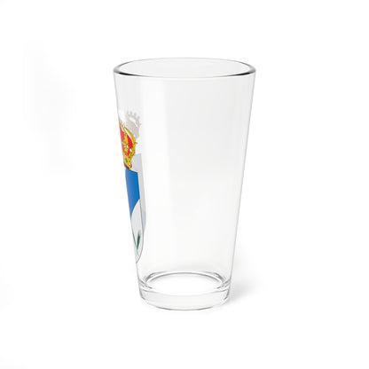 Escudo de María de Huerva (Spain) (Coat of Arms) Pint Glass 16oz