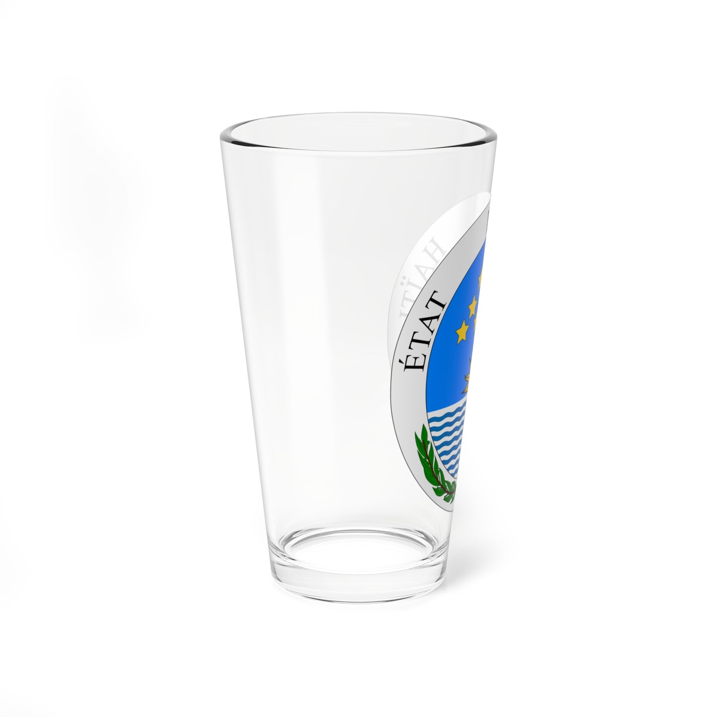 Seal of State of Haiti (Haiti) (Coat of Arms) Pint Glass 16oz