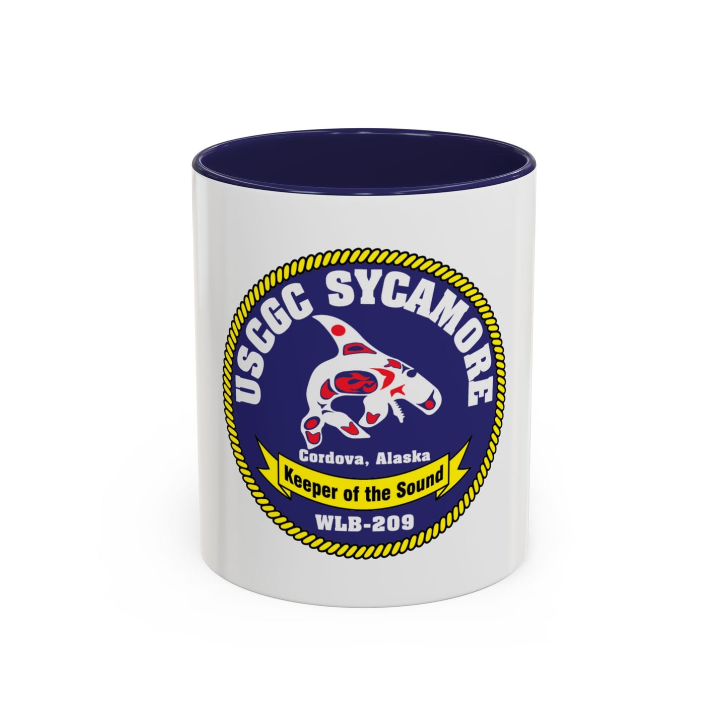 USCGC Sycamore WLB 209 (U.S. Coast Guard) Accent Coffee Mug