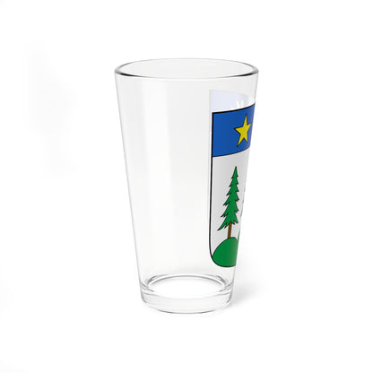Icogne-blazon (Switzerland) (Coat of Arms) Pint Glass 16oz