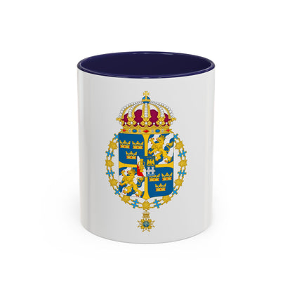 Great coat of arms of Sweden 3 - Accent Coffee Mug